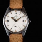 A RARE GENTLEMAN'S STAINLESS STEEL OMEGA RANCHERO WRIST WATCH CIRCA 1959, REF. 2990 1 
D: Silver