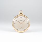 A FINE & RARE GENTLEMAN'S 18K SOLID GOLD PATEK PHILIPPE & CIE POCKET WATCH CIRCA 1930s, RETAILED