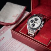 A RARE GENTLEMAN'S STAINLESS STEEL ROLEX TUDOR OYSTERDATE AUTOMATIC CHRONO TIME 