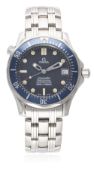 A GENTLEMAN'S MID SIZE STAINLESS STEEL OMEGA SEAMASTER PROFESSIONAL 300 AUTOMATIC BRACELET WATCH