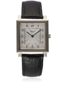 A GENTLEMAN'S 18K SOLID WHITE GOLD CHOPARD CLASSICS WRIST WATCH CIRCA 1990s, REF. 16/3296 D: