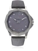 A STAINLESS STEEL & DIAMOND CORUM ADMIRALS CUP LEGEND 38 WRIST WATCH DATED 2012 WITH ORIGINAL