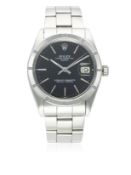 A GENTLEMAN'S STAINLESS STEEL ROLEX OYSTER PERPETUAL DATE BRACELET WATCH CIRCA 1965, REF. 1501 D: