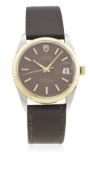 A GENTLEMAN'S STEEL & GOLD ROLEX TUDOR PRINCE OYSTERDATE SELF WINDING WRIST WATCH CIRCA 1970, REF.