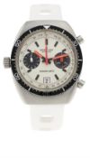 A RARE GENTLEMAN'S BREITLING CHRONO MATIC CHRONOGRAPH WRIST WATCH CIRCA 1970s, REF. 2112 D: White 