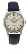 A GENTLEMAN'S STAINLESS STEEL OMEGA CONSTELLATION CHRONOMETER WRIST WATCH CIRCA 1960, REF. 14381