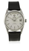 A GENTLEMAN'S STAINLESS STEEL ROLEX TUDOR DATE DAY SELF WINDING WRIST WATCH CIRCA 1983, REF. 94500