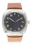 A GENTLEMAN'S STAINLESS STEEL PANERAI RADIOMIR 1936 WRIST WATCH DATED 2007, REF. PAM 00249 SPECIAL