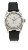 A GENTLEMAN'S STAINLESS STEEL ROLEX TUDOR OYSTER ROYAL WRIST WATCH CIRCA 1967, REF. 7934 D: Silver