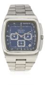 A GENTLEMAN'S STAINLESS STEEL ZENITH EL PRIMERO AUTOMATIC CHRONOGRAPH BRACELET WATCH CIRCA 1980s,