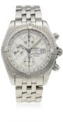A GENTLEMAN'S STAINLESS STEEL BREITLING EVOLUTION CHRONOMAT CHRONOGRAPH BRACELET WATCH CIRCA 2008,