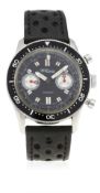 A RARE GENTLEMAN’S STAINLESS STEEL NICOLET WATCH SUB 200 DIVERS CHRONOGRAPH WRIST WATCH CIRCA 1960s,