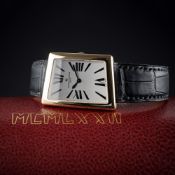 A FINE GENTLEMAN'S 18K SOLID GOLD VACHERON CONSTANTIN 1972 ASYMMETRIC WRIST WATCH DATED 2000, REF.