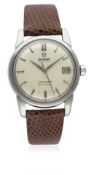 A GENTLEMAN'S STAINLESS STEEL OMEGA SEAMASTER CALENDAR AUTOMATIC WRIST WATCH CIRCA 1959, REF. 2849-8