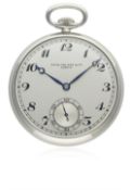 A RARE GENTLEMAN'S STAINLESS STEEL PATEK PHILIPPE & CIE POCKET WATCH CIRCA 1930s, REF. 620731 D: