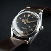 // WITHDRAWN FROM AUCTION // A RARE GENTLEMAN'S STAINLESS STEEL ROLEX OYSTER PERPETUAL EXPLORER