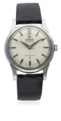 A GENTLEMAN'S STAINLESS STEEL OMEGA CONSTELLATION CHRONOMETER WRIST WATCH CIRCA 1960, REF. 14381