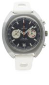 A RARE GENTLEMAN'S STAINLESS STEEL CERTINA CHRONOLYMPIC DS-2 CHRONOGRAPH WRIST WATCH CIRCA 1970,