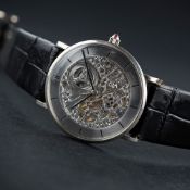 A FINE & RARE GENTLEMAN'S 18K SOLID WHITE GOLD VACHERON & CONSTANTIN WRIST WATCH MANUFACTURED IN