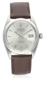A GENTLEMAN'S STAINLESS STEEL ROLEX OYSTER PERPETUAL AIR KING DATE PRECISION WRIST WATCH CIRCA 1967,