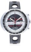 A GENTLEMAN'S HEUER JACKY ICKX EASY-RIDER CHRONOGRAPH WRIST WATCH CIRCA 1970s, REF. 429.801 N D: