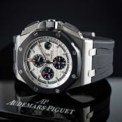 // WITHDRAWN FROM AUCTION // A GENTLEMAN'S STAINLESS STEEL & CERAMIC AUDEMARS PIGUET ROYAL OAK