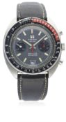 A GENTLEMAN'S STAINLESS STEEL TISSOT SEASTAR NAVIGATOR CHRONOGRAPH WRIST WATCH CIRCA 1970s D: Grey