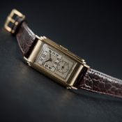 A VERY RARE GENTLEMAN'S 9CT SOLID GOLD ROLEX 