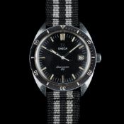 A GENTLEMAN'S STAINLESS STEEL OMEGA SEAMASTER 120 WRIST WATCH CIRCA 1967, REF. 136.027 D: Black dial