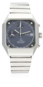 A GENTLEMAN’S STAINLESS STEEL YEMA SOUS MARINE AUTOMATIC CHRONOGRAPH BRACELET WATCH CIRCA 1970s D: