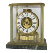 A RARE JAEGER LECOULTRE VENDOME ATMOS CLOCK CIRCA 1970s White dial with Roman numerals, 4 sided gilt