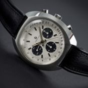 A RARE GENTLEMAN'S STAINLESS STEEL CERTINA DS CHRONOGRAPH WRIST WATCH CIRCA 1970 D: White 