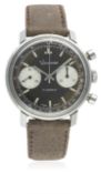 A GENTLEMAN’S STAINLESS STEEL VANTAGE CHRONOGRAPH WRIST WATCH CIRCA 1970 WITH 