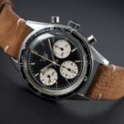 A VERY RARE GENTLEMAN'S STAINLESS STEEL HEUER AUTAVIA CHRONOGRAPH WRIST WATCH CIRCA 1968, REF.