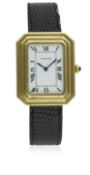 A RARE GENTLEMAN'S 18K SOLID GOLD CARTIER 
