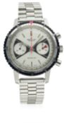 A RARE GENTLEMAN'S STAINLESS STEEL BREITLING SPRINT CHRONOGRAPH BRACELET WATCH CIRCA 1970s, REF.