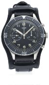 A RARE GENTLEMAN'S STAINLESS STEEL UNISSUED HEUER 