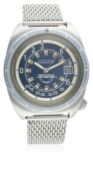 A RARE GENTLEMAN'S STAINLESS STEEL BLANDFORD S.A. SQUALE OCEAN DIVER PROFONDUS DIVERS BRACELET WATCH