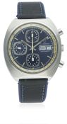 A GENTLEMAN’S STAINLESS STEEL CANDINO AUTOMATIC CHRONOGRAPH WRIST WATCH CIRCA 1970s, WITH 