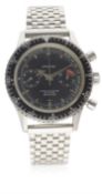 A RARE GENTLEMAN’S STAINLESS STEEL CROTON CHRONOMASTER AVIATOR SEA DIVER CHRONOGRAPH BRACELET