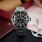 A RARE GENTLEMAN'S STAINLESS STEEL ROLEX TUDOR PRINCE OYSTERDATE SUBMARINER 