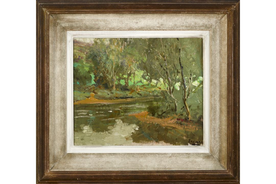James Humbert Craig RHA RUA (1877-1944) EARLY SPRING oil on board signed lower right 9½ x 11½in. ( - Image 2 of 2