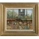 Gladys Maccabe HRUA ROI FRSA (b.1918) NOTRE DAME AND STALLS AT THE SEINE, PARIS oil on board - Image 2 of 2