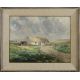 Rowland Hill ARUA (1915-1979) SHOWERY DAY, BLOODY FORELAND, COUNTY DONEGAL oil on canvas laid on - Image 2 of 2