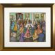 Gladys Maccabe HRUA ROI FRSA (b.1918) AFTERNOON TEA oil on board signed lower left; inscribed on - Image 2 of 2