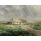 Rowland Hill ARUA (1915-1979) SHOWERY DAY, BLOODY FORELAND, COUNTY DONEGAL oil on canvas laid on - Image 1 of 2