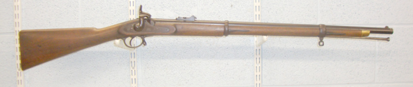1856 Dated British Military Enfield Tower 2 Band .577 Calibre Percussion Rifle.
