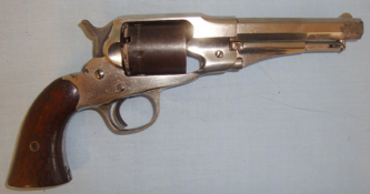 RARE, ORIGINAL, Nickel Plated Remington 1858 Army Single Action Pocket Revolver
