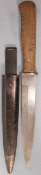 German (Personalised) WW2 Fighting/Trench Knife & Scabbard