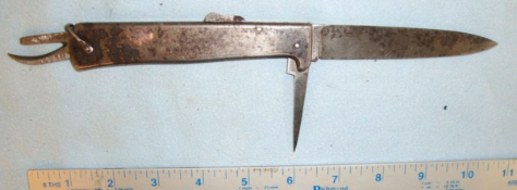 WW1/WW2 Imperial German Army Taschenmesser Trench Dagger/ Utility Clasp Lock knife